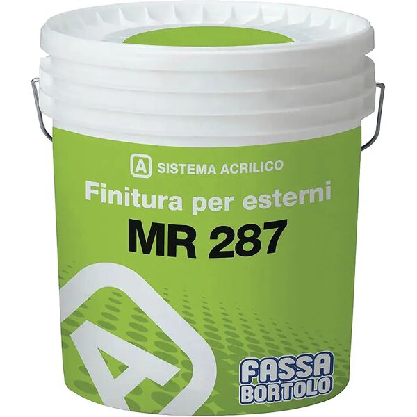 fassa idropittura al quarzo mr287  5 l bianca ad alto riempimento 3-4 m²  con 1 l a 2 mani