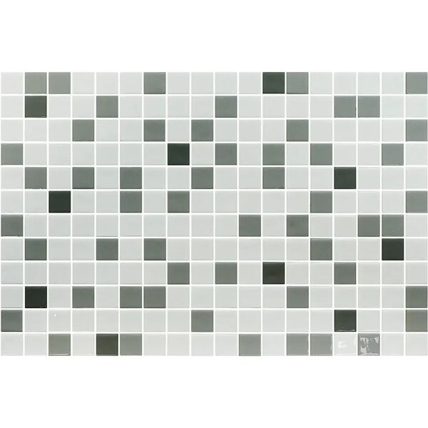 tecnomat mosaico mix blanco gris 31x46,7x0,49 cm pei 3 r4 pasta di vetro