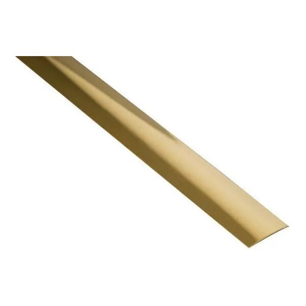 tecnomat profilo di giunzione adesivo colore  ottone 930 x 30 mm