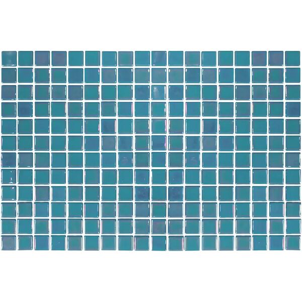 tecnomat mosaico luster turquesa 31x46,7x0,49 cm pasta di vetro pei 2 vendita al foglio