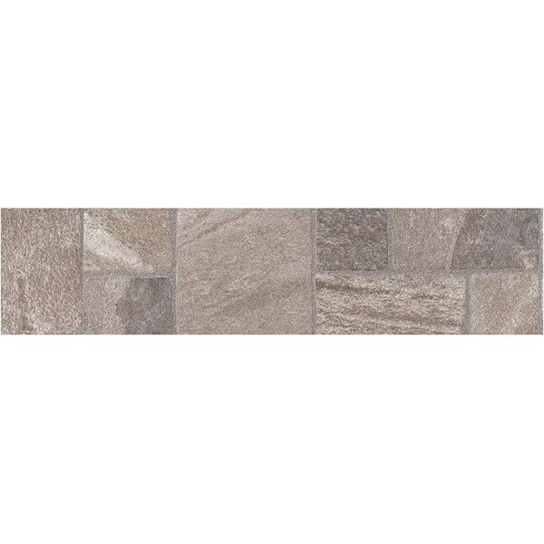 tecnomat battiscopa canada grigio 8x33x0,8 cm 8 pezzi pei3 gres porcellanato