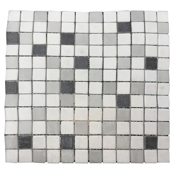 tecnomat mosaico gris antiscivolo rete 31,1x31,1x0,49 cm pei 2 r5 pasta di vetro