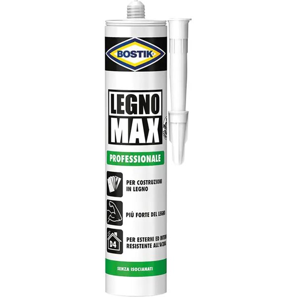 bostik adesivo professionale  legno max 380g per esterni ed interni senza isocianati