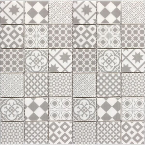 tecnomat mosaico interno esterno urban grey 29,8x29,8x0,6 cm al pezzo pasta vetro riciclato