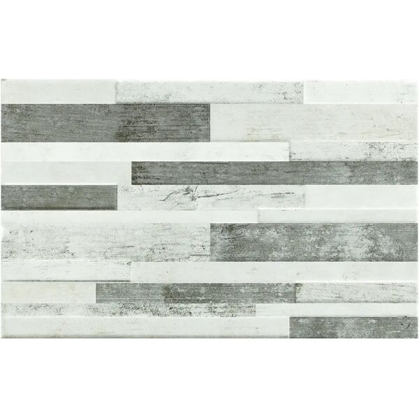 tecnomat decoro riv legno arturo muretto grigio 25x40 cm