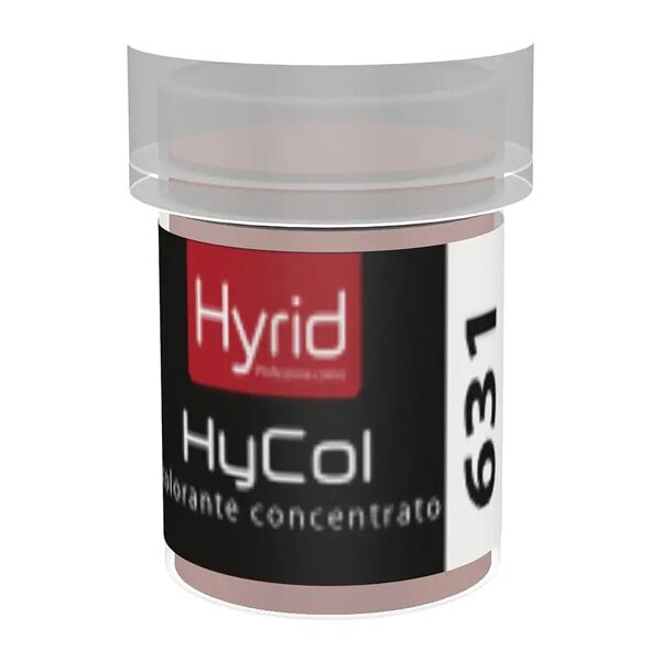 hyrid by covema colorante concentrato hycol 631 hyrid rosso medio 20 ml per finiture decorative
