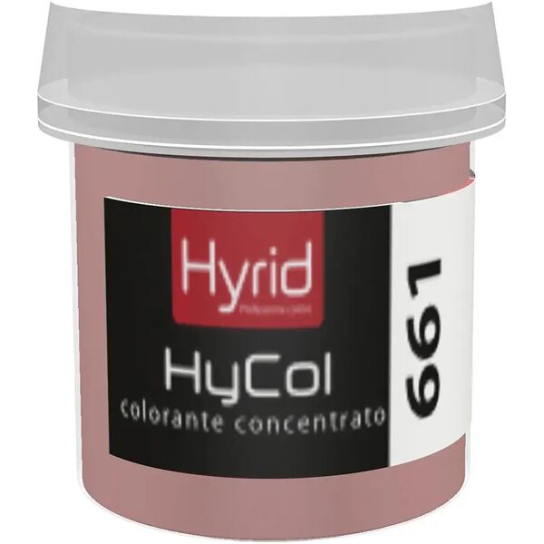 hyrid by covema colorante concentrato hycol 661 hyrid rosso accento 80 ml per finiture decorative