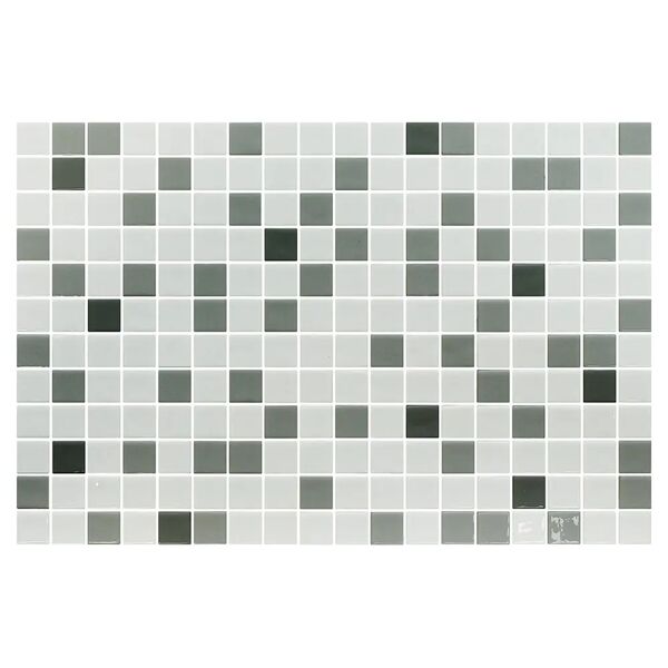 tecnomat mosaico mix blanco gris 31x46,7x0,49 cm pei 3 r4 pasta di vetro