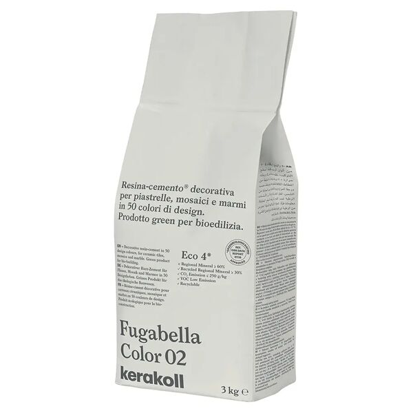 kerakoll stucco fugabella color  02 3 kg fuga 0-20 mm uso interno ed esterno