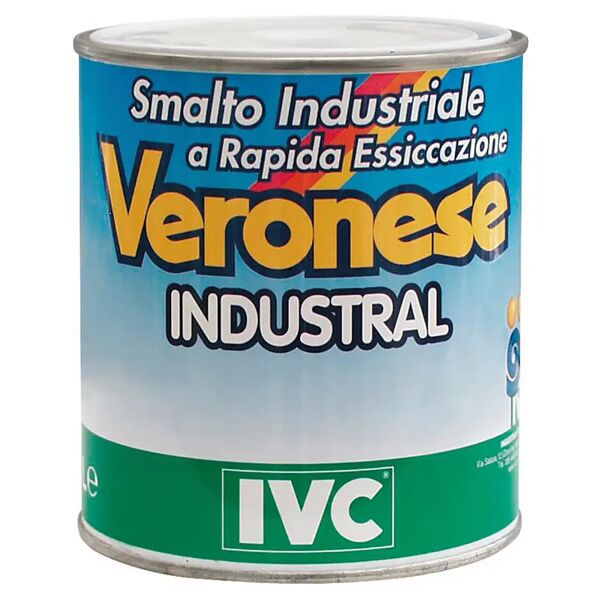 ivc smalto industriale veronese  750 ml nero a rapida essicazione alte temperature 650 c°