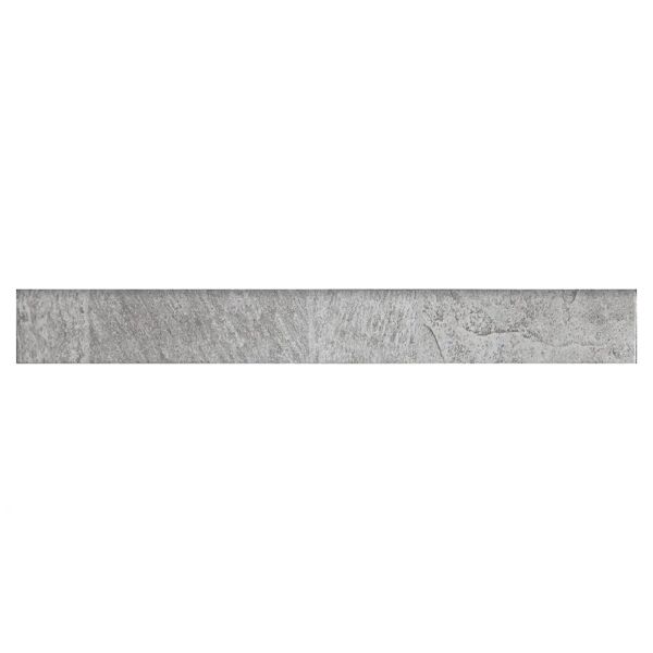 tecnomat battiscopa aremberg grigio 7,5x60x0,85 cm gres porcellanato