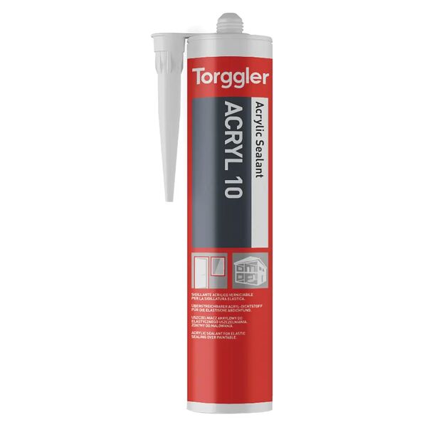 torggler sigillante acrilico  per giunti 280 ml bianco verniciabile