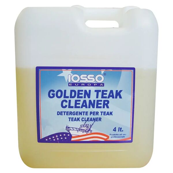 iosso detergente  4 l golden teak cleaner per teak