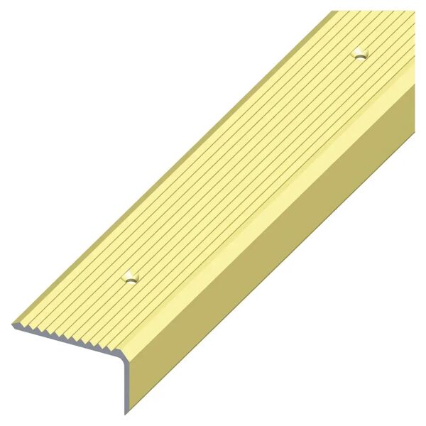 tecnomat profilo scale alluminio ottone 41x23mm 1m