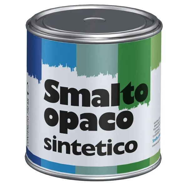 cipir smalto sintetico opaco  bianco 0,75 l antiruggine 12-14m² con 1 l da diluire