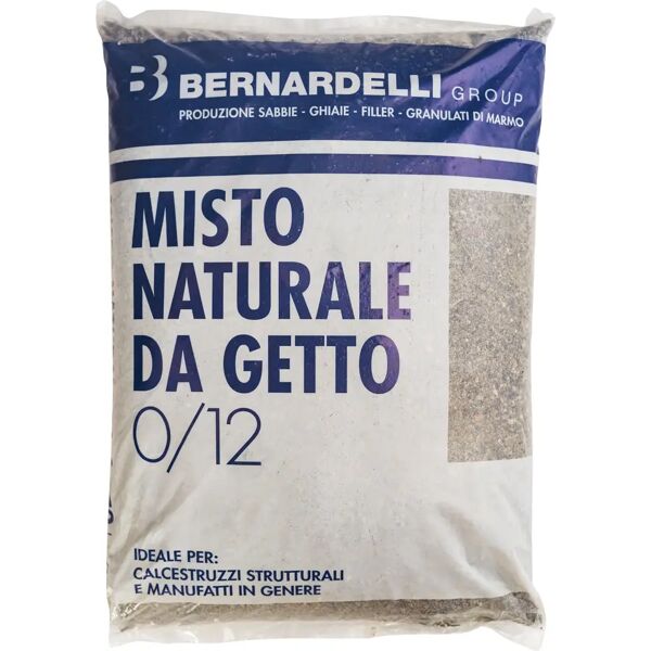 tecnomat mistino naturale da getto 0/12 25 kg