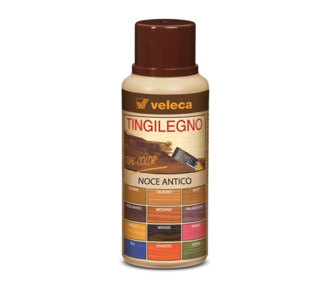 Veleca TIVAL COLOR TINGILEGNO NOCE ANTICO TINGENTE PER LEGNO DA INTERNO 250 ML.