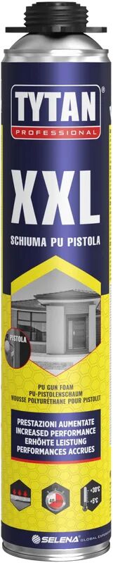 tytan schiuma espansa poliuretanica  xxl per pistola per isolare 700 ml