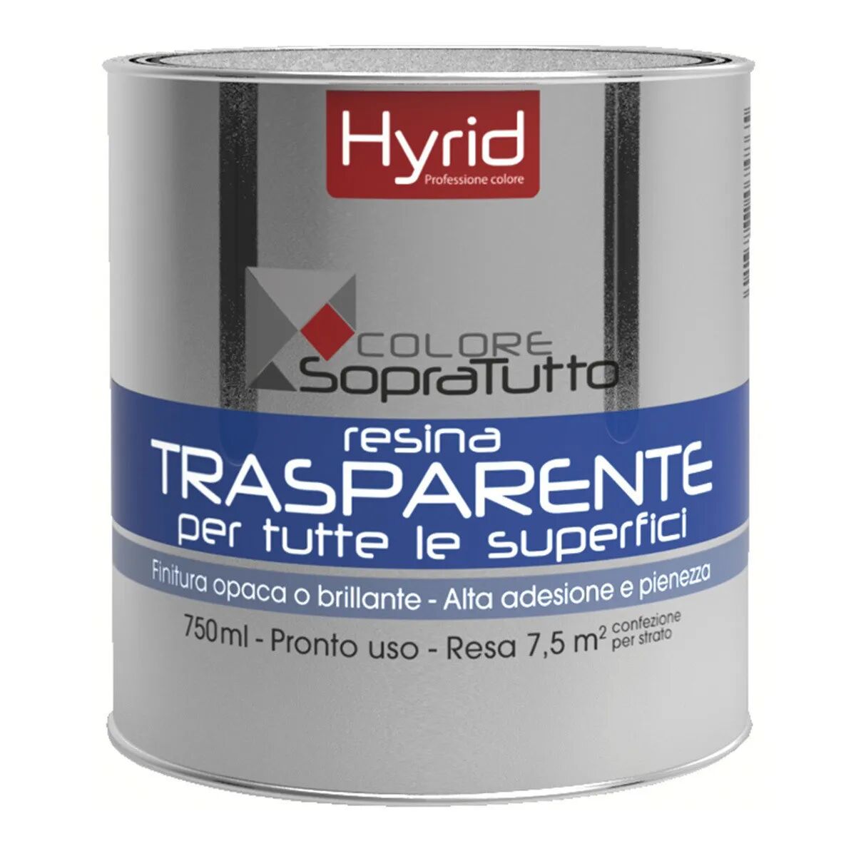 HYRID BY COVEMA Resina Piastrelle Trasparent Hyrid 750ml Brillante Universale 10 M²  Con 1 L Pronto Uso