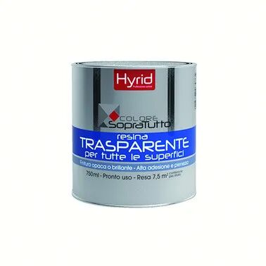 HYRID BY COVEMA Resina Piastrelle Trasparent Hyrid 750ml Opaca Universale 10 M²  Con 1 L Pronto Uso