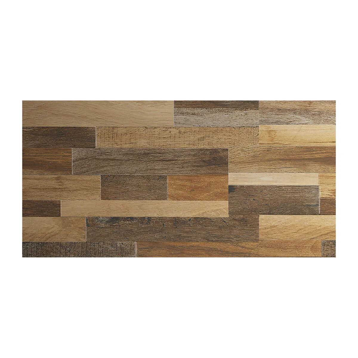 Placchetta Muretto Legno Fusion 30x60x0,9 Cm Gres Porcellanato