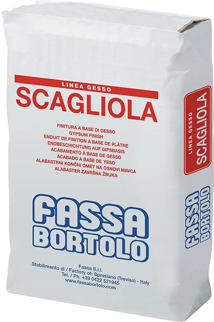 Scagliola Fassa Bortolo 25 Kg Intonaci Interni A Specchio Con Regolatori Di Presa