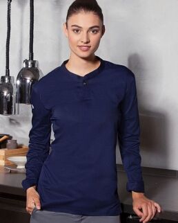 Karlowsky 100 Moderna t-shirt da lavoro a maniche lunghe neutro o personalizzato