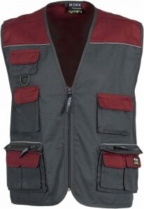 Workteam 100 Gilet imbottito combinato con collo alto neutro o personalizzato