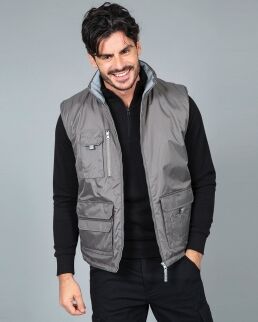 JRC 100 Gilet da lavoro New Madrid neutro o personalizzato