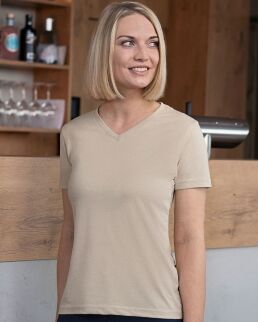 Karlowsky 100 T-shirt da donna in materiale resistente neutro o personalizzato