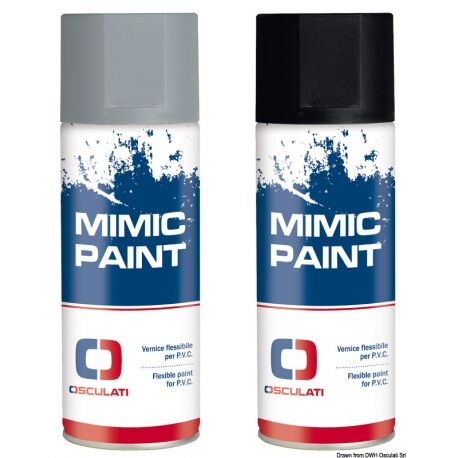 Osculati Vernici per manutenzione gommoni e cuscini MIMIC PAINT Spay rinnova pvc RAL 9010 bianco 400ml