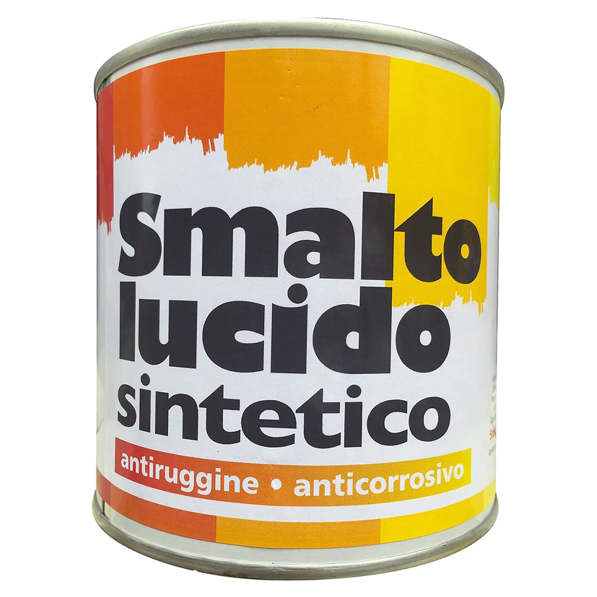 Cipir SMALTO SINTETICO LUCIDO  TESTA MORO 0,75 l ANTIRUGGINE 12-14 m² CON 1 l DA DILUIRE