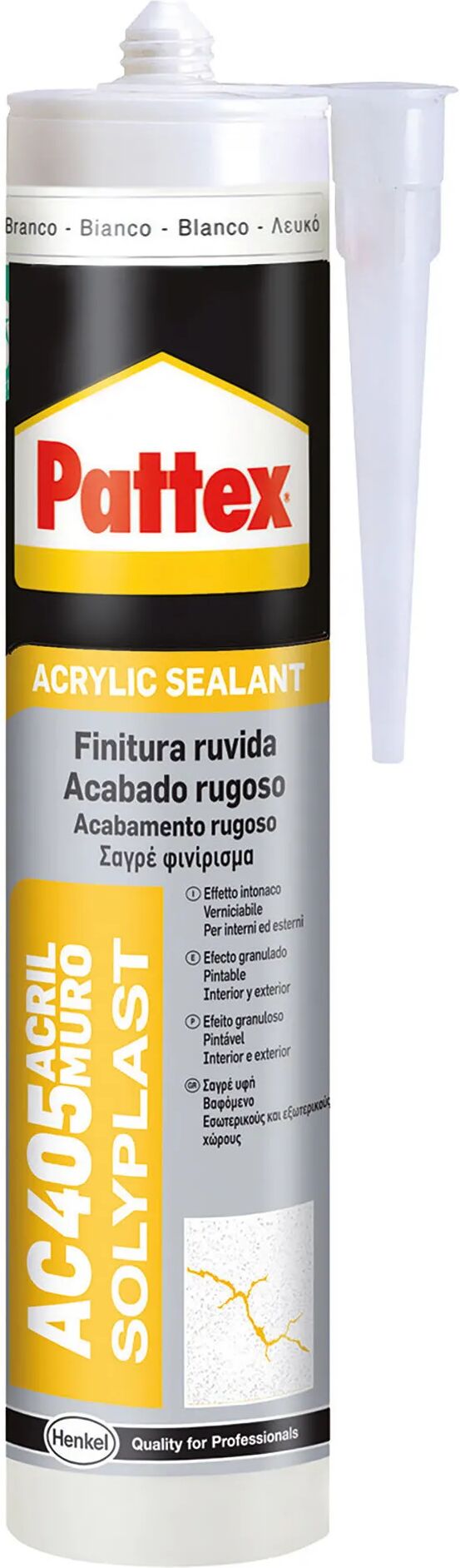 Pattex SIGILLANTE ACRILICO  INTONACO 300 ml BIANCO VERNICIABILE