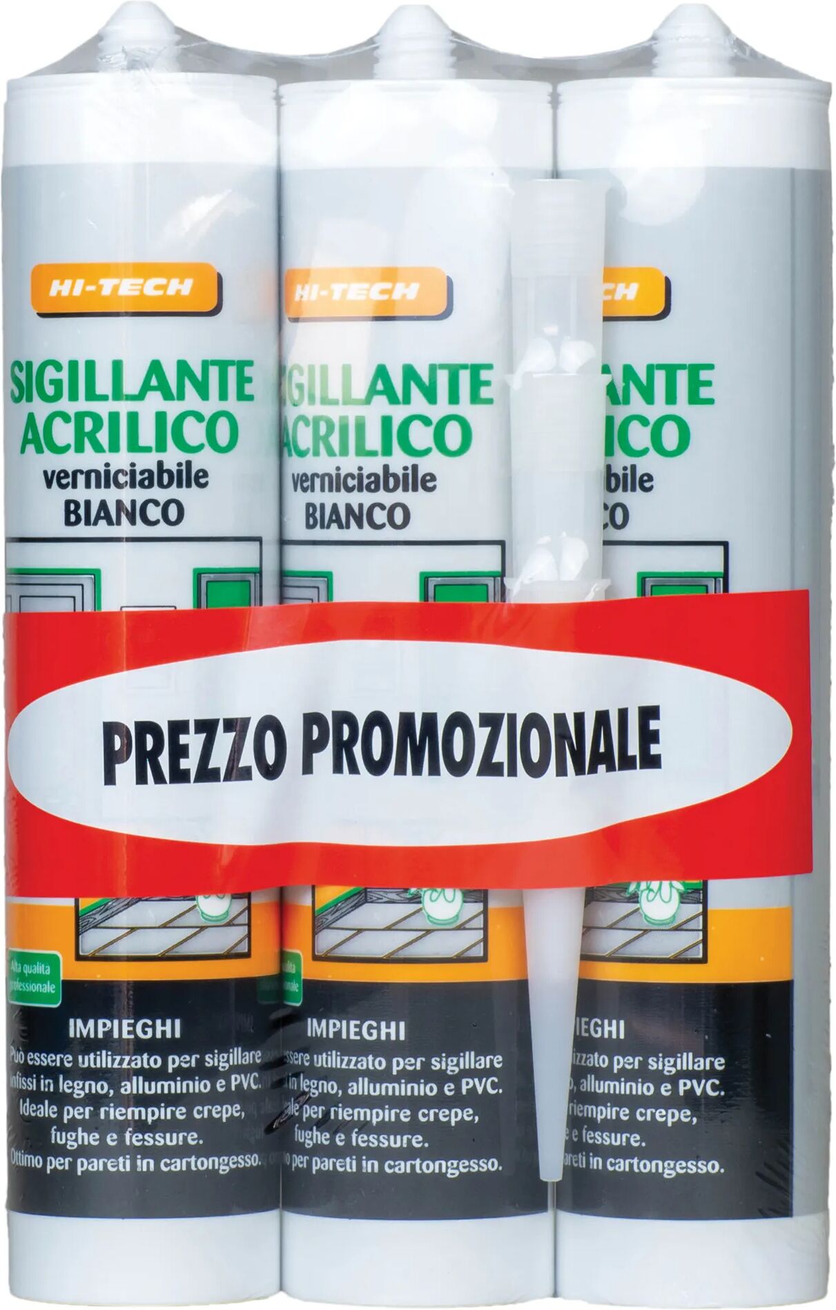 Sigill ANTE ACRILICO HI-TECH  280 ml BIANCO VERNICIABILE - 3 PEZZI