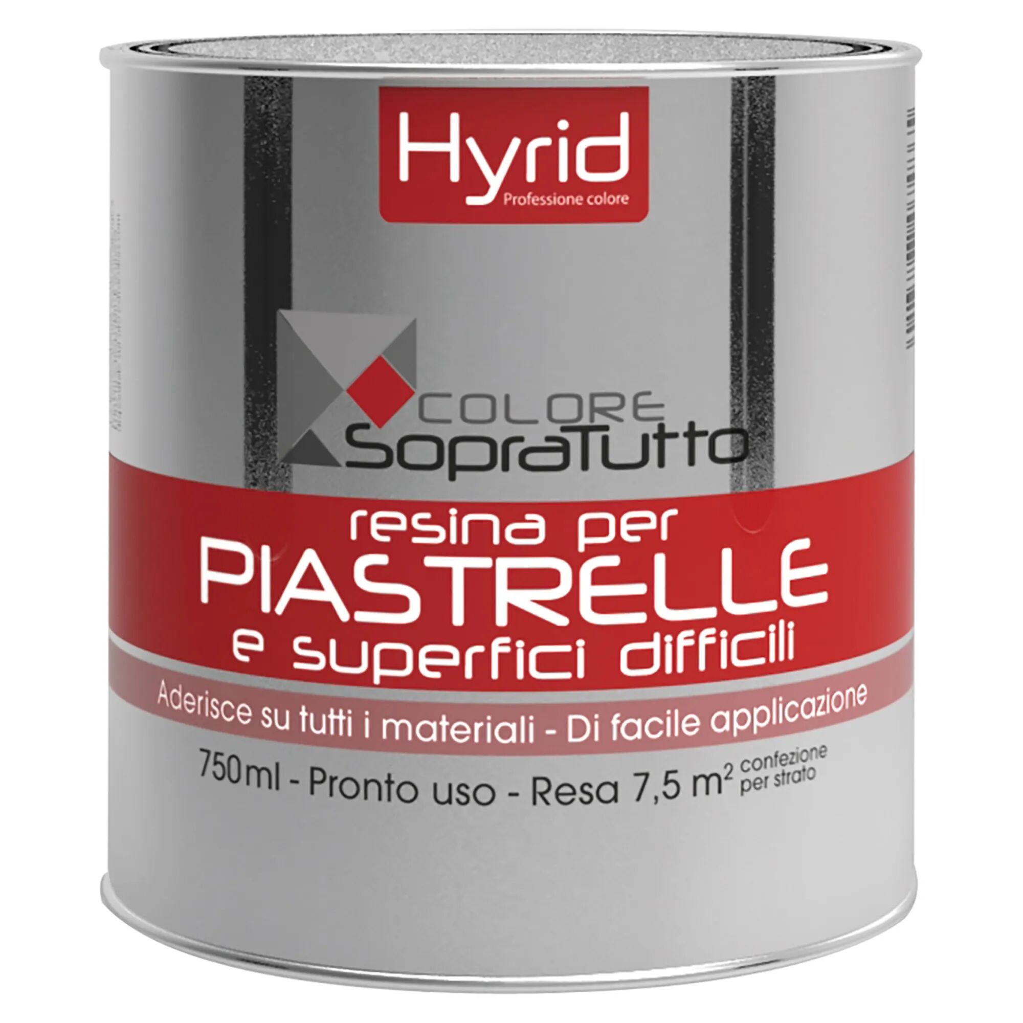 Hyrid By Covema RESINA PIASTRELLE HYRID VISONE 750 ml PER SUPERFICI DIFFICILI 10 m²  CON 1 l PRONTO USO