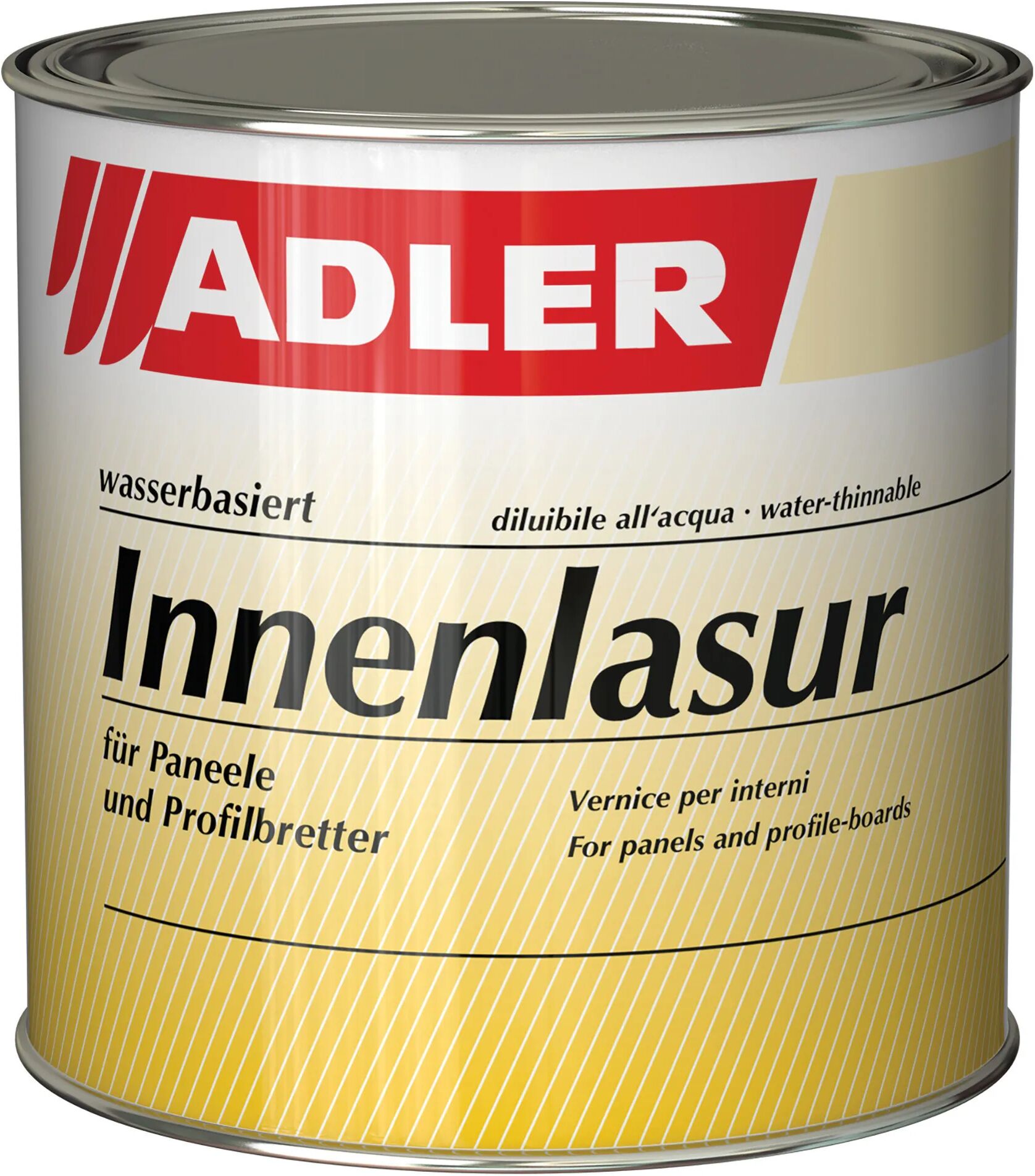 Adler_vernici VERNICE INTERNI ACQUA ADLER 750 ml INNENLASUR BIANCO 10-12 m² CON 1 l