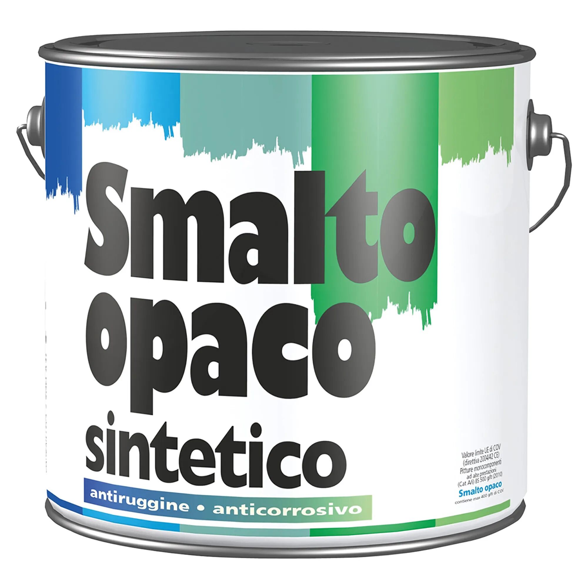 Cipir SMALTO SINTETICO OPACO  MARRONE 2,5 l ANTIRUGGINE 12-14m² CON 1 l DA DILUIRE