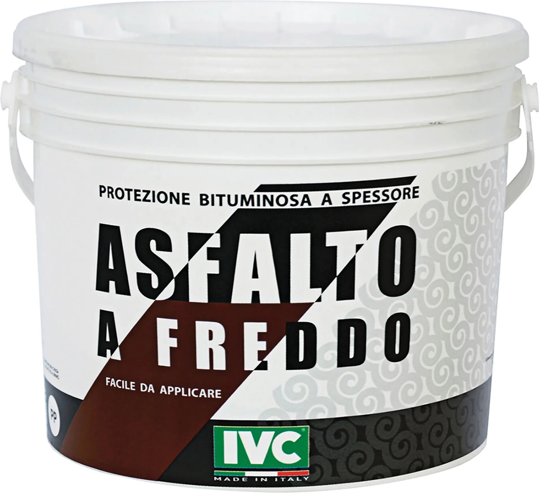 Tecnomat ASFALTO A FREDDO HEX 3 kg PER TERRAZZI E TETTI 0,4 - 0,8 m² CON 1 l