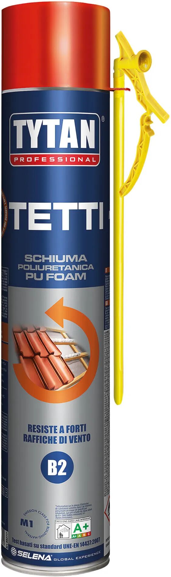 Tytan SCHIUMA POLIURETANICA  TETTI 750ml MANUALE ERGO EROGATORE PER TEGOLE E COPPI