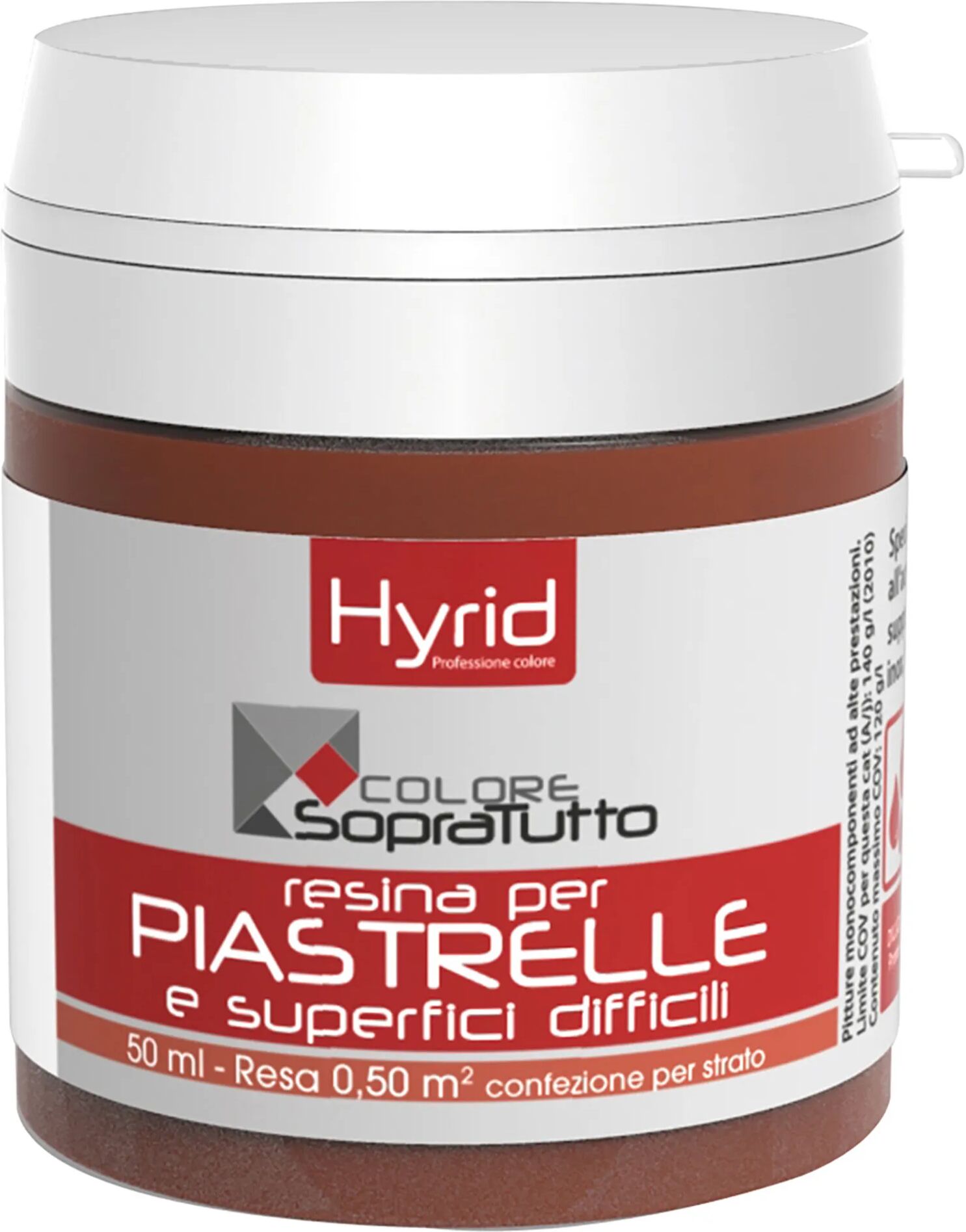 Hyrid By Covema RESINA PIASTRELLE HYRID AMARENA 50 ml PER SUPERFICI DIFFICILI 10 m²  CON 1 l PRONTO USO