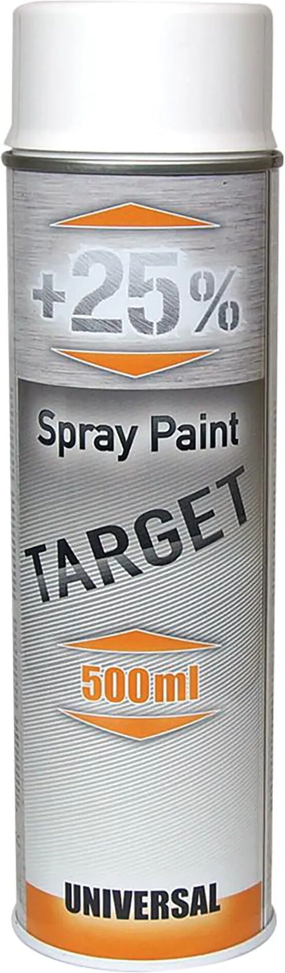 Motip SMALTO SPRAY SINTETICO  TARGET RAL9010 BIANCO PURO LUCIDO 500 ml 2,5-3,5 m² CON 1 l