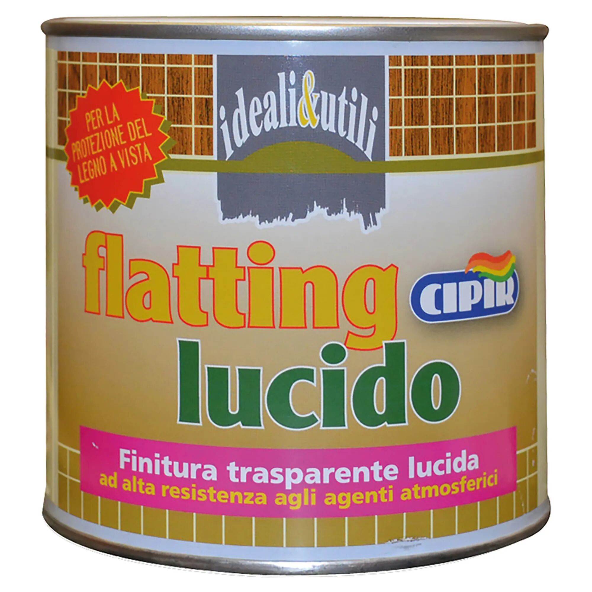 Cipir FLATTING LUCIDO SOLVENTE  0,75 l TRASPARENTE PRONTO USO 16-20 m² CON 1 l
