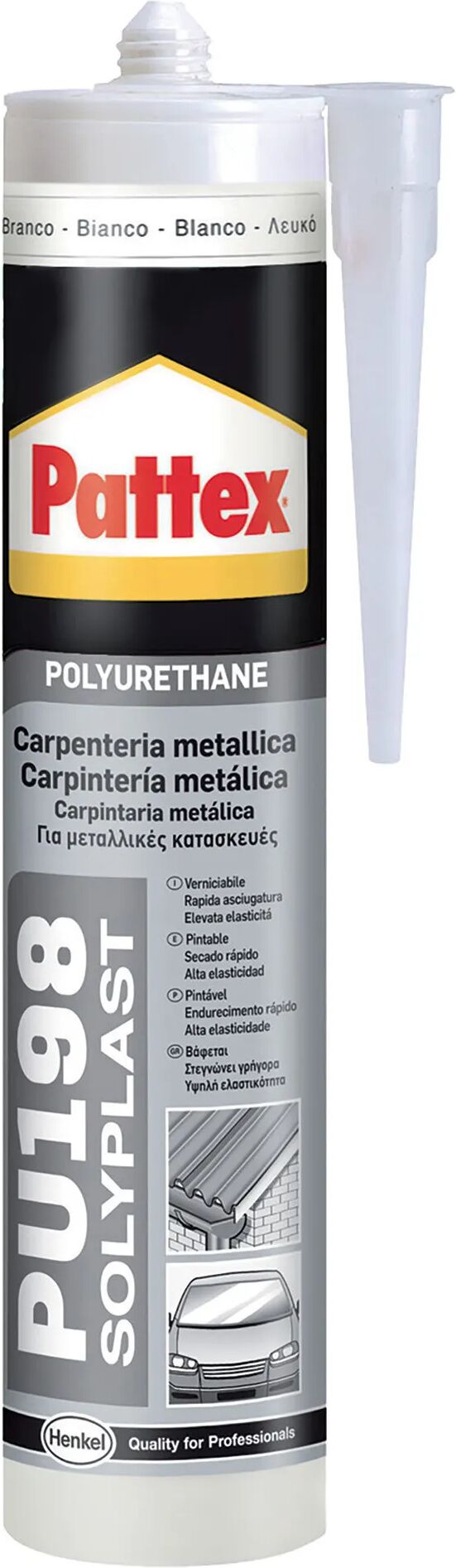 Pattex SILICONE POLIURETANICO  NAUTICA BIANCO 310 ml