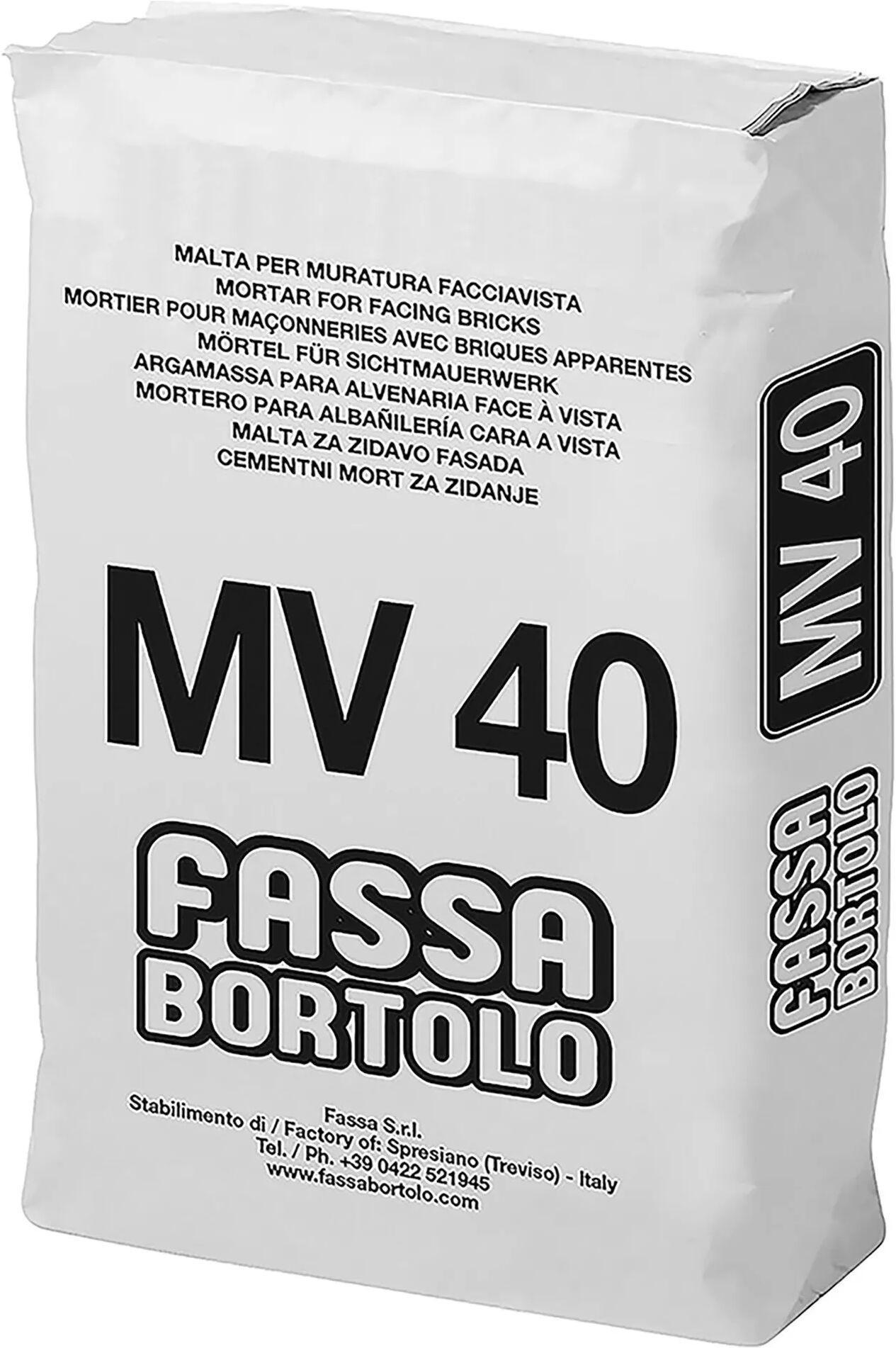 Tecnomat MALTA FACCIAVISTA MV40  FASSA 25 kg IDROFUGATA E COLORATA PER MATTONI PASTA MOLLE