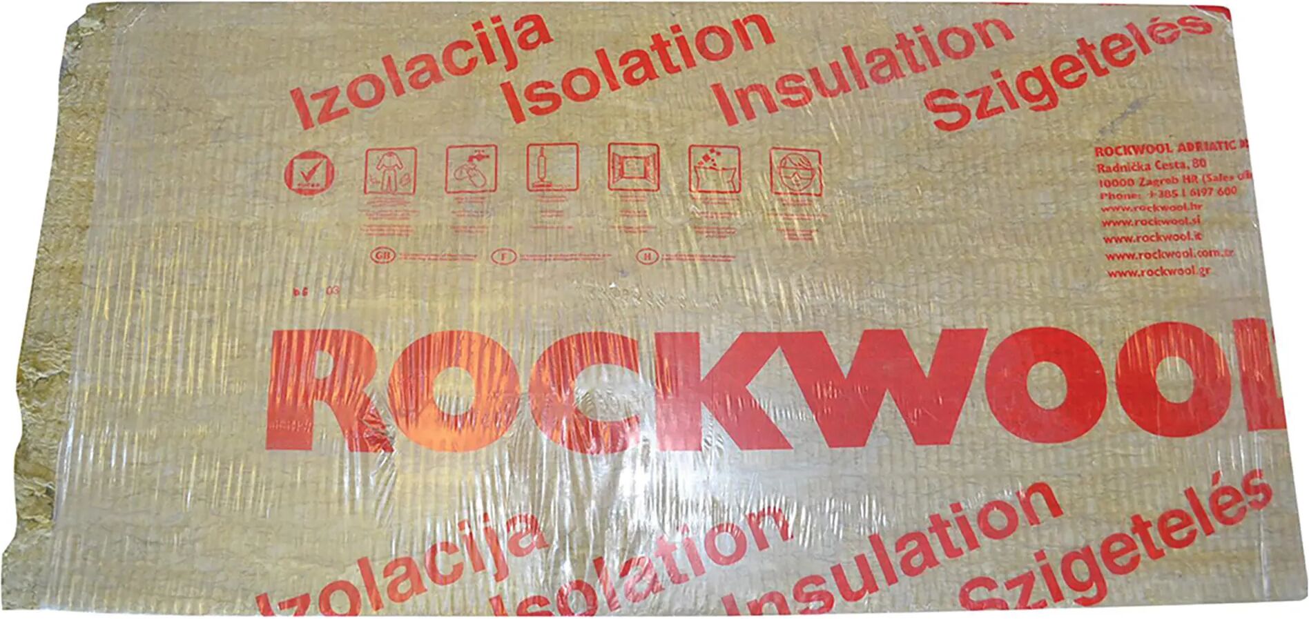 Tecnomat PANNELLO ROCKWOOL ROOFROCK 50 PLUS  120x60 SP 6 cm 120 kg/mc COND.TERM 0,037