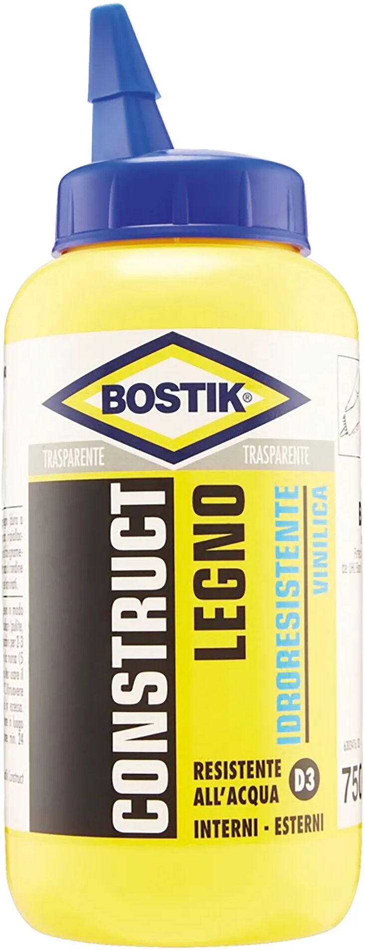 Bostik COLLA PER LEGNO  IDRORESISTENTE IDEALE PER INTERNO/ ESTERNO 750 g