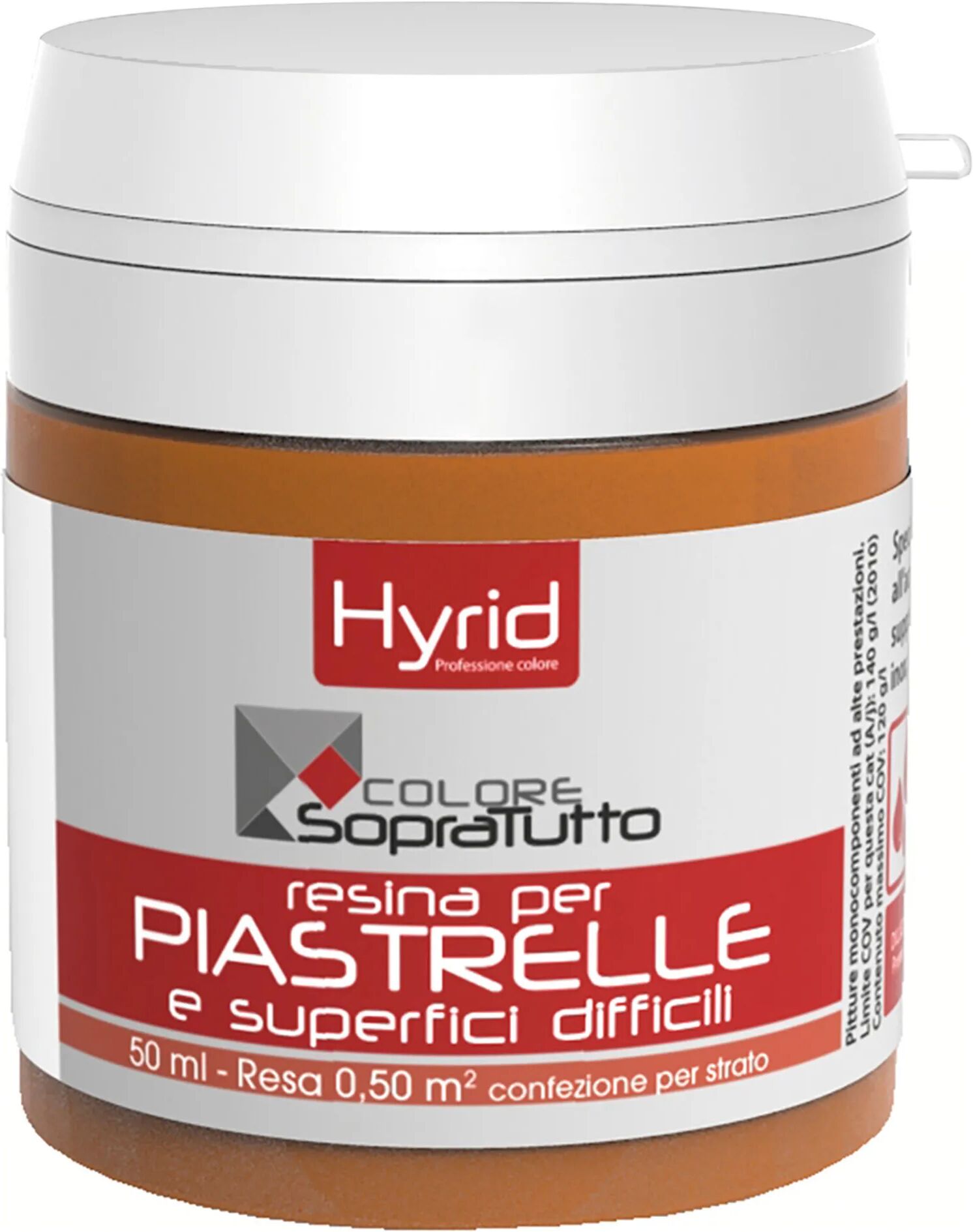 Hyrid By Covema RESINA PIASTRELLE HYRID ZENZERO 50 ml PER SUPERFICI DIFFICILI 10 m²  CON 1 l PRONTO USO