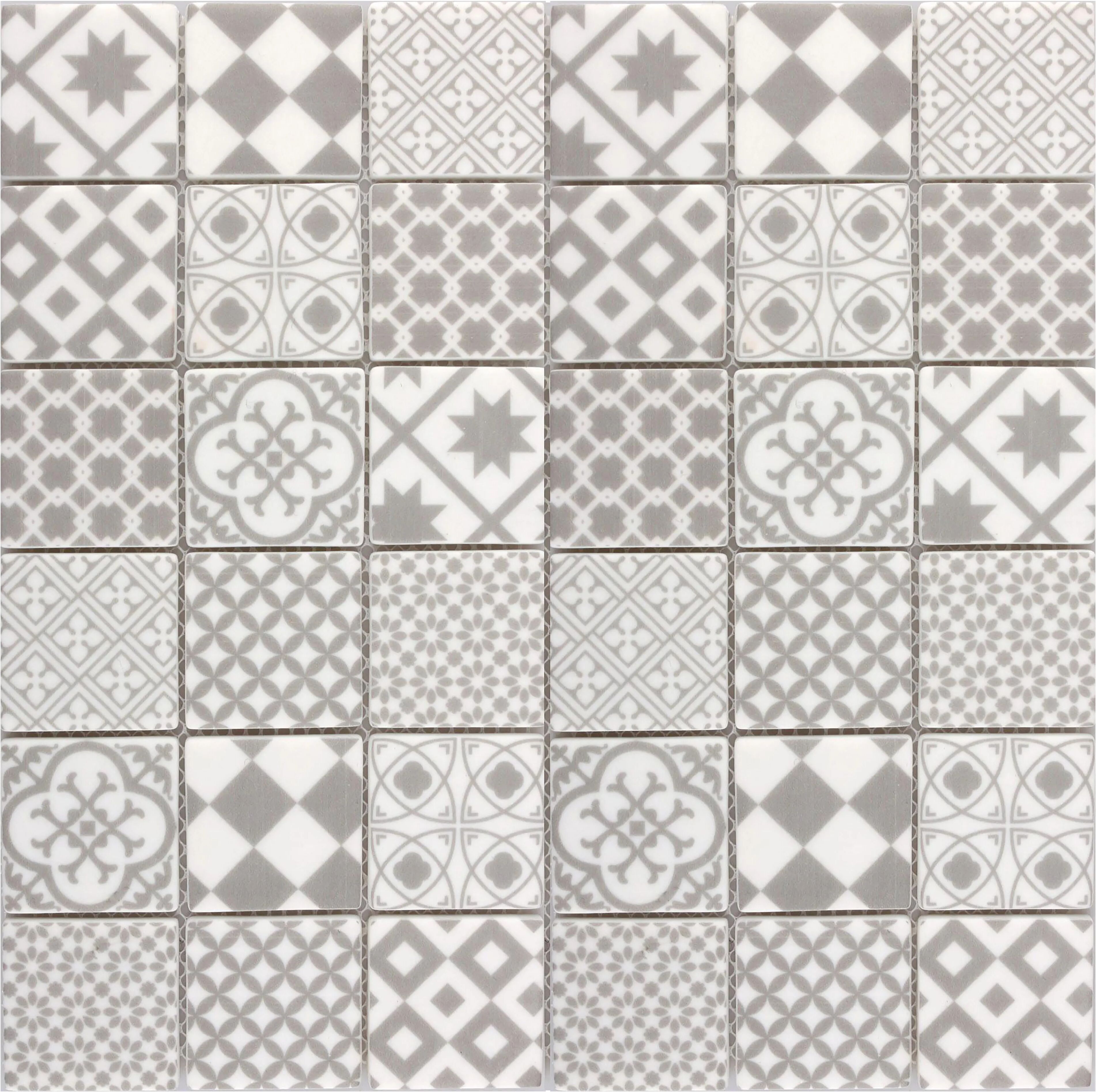 Tecnomat MOSAICO INTERNO ESTERNO URBAN GREY 29,8x29,8x0,6 cm AL PEZZO PASTA VETRO RICICLATO