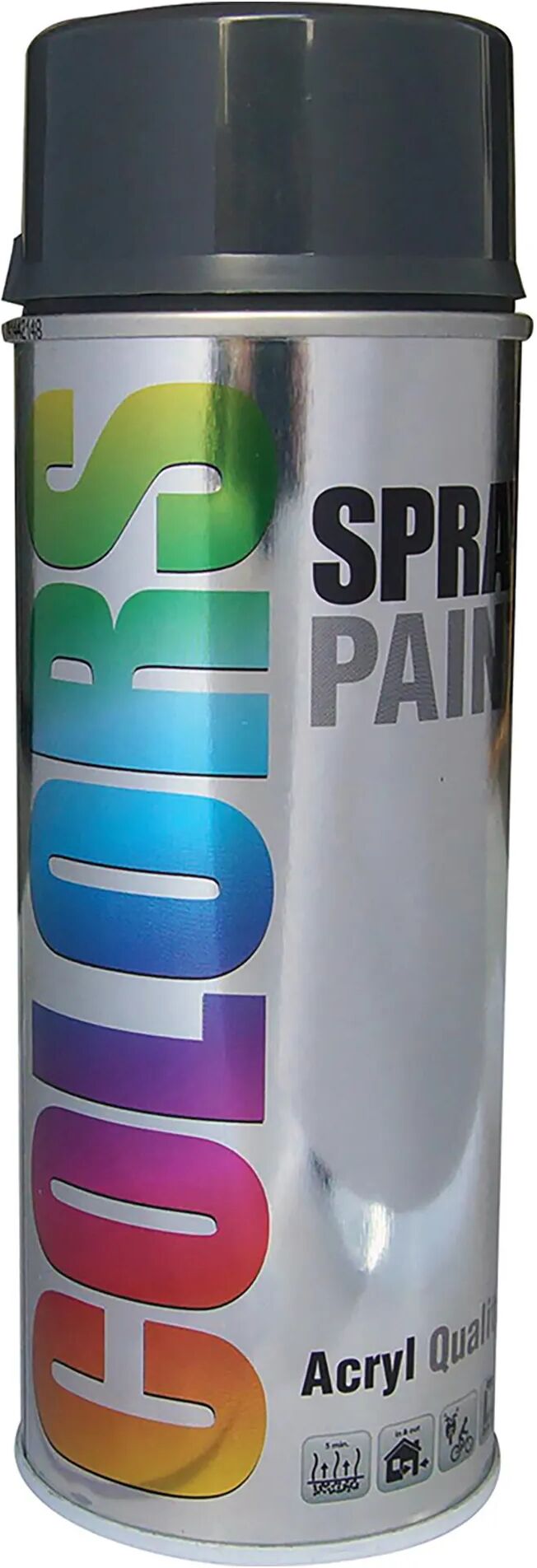 Motip SMALTO SPRAY COLORS  RAL 7024 GRIGIO GRAFITE 400 ml 2 - 4 m² CON 1 l