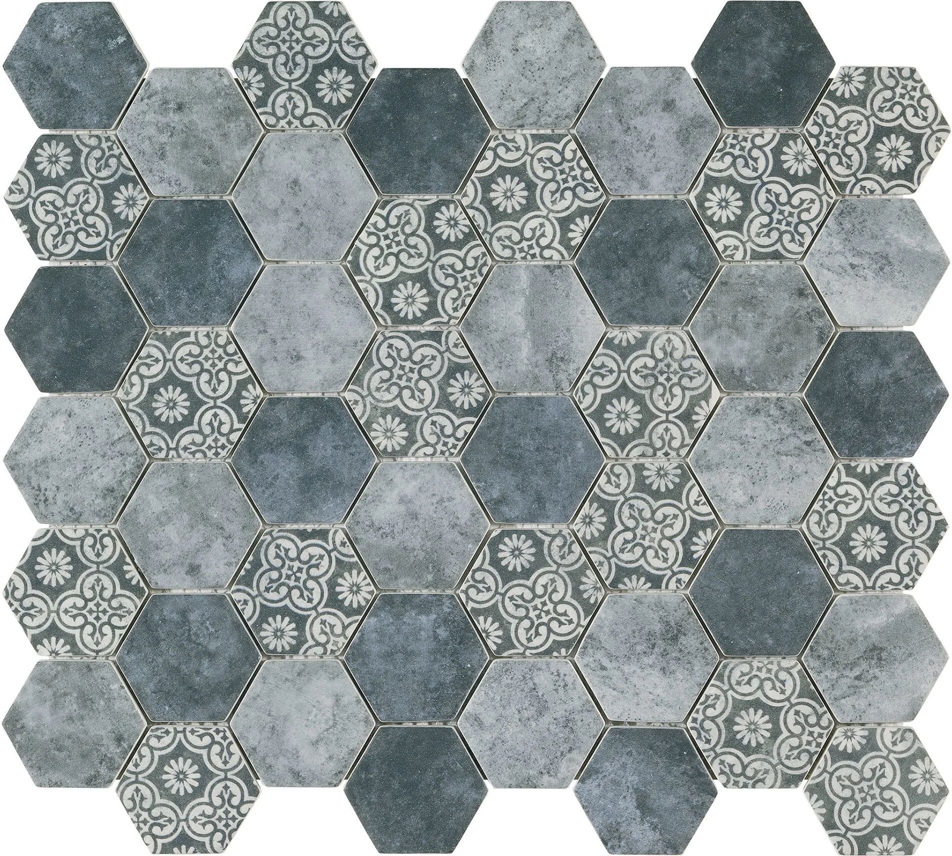 Tecnomat MOSAICO INTERNO MARSIGLIA GREY 32,3x28x0,6 cm VETRO RICICLATO